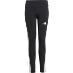 adidas ESSENTIALS AEROREADY 3 STRIPES HIGH WAISTED Dívčí legíny, černá – Zboží Mobilmania
