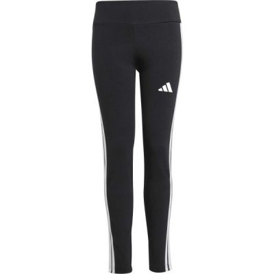 adidas ESSENTIALS AEROREADY 3 STRIPES HIGH WAISTED Dívčí legíny, černá – Zboží Mobilmania