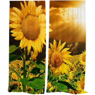 IMPAR Závěsy Slunečnice (Rozměr : 140x250, Materiál: Interlock) – Hledejceny.cz
