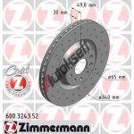 ZIMMERMANN Brzdový kotouč ZIM 600.3243.52 – Hledejceny.cz