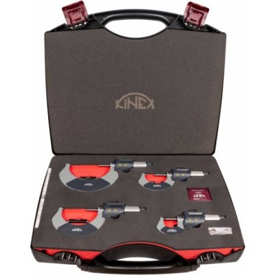 Kinex Sada digitálních mikrometrů 0-100mm v kufru sk777-45-100 – Zbozi.Blesk.cz
