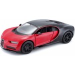 Bburago Plus Bugatti Chiron červená 1:18 – Zboží Mobilmania