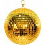 Eurolite Zrcadlová koule 20cm zlatá – Zbozi.Blesk.cz