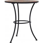 vidaXL Mosaic Bistro Table Oranžová / Šedá 60 cm Keramika – Hledejceny.cz