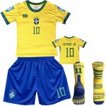 Numberoplus dětský fotbalový dres + fotbalové ponožky Brazílie – Zboží Dáma
