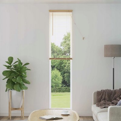 VENKOVNÍ ŽALUZIE SVĚTLE HNĚDÁ SE VZOREM 213X60CM PVC – Hledejceny.cz
