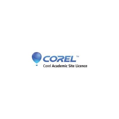 Corel Academic Site Licence, level 1, Standard, pro základní školy, předplatné na 1 rok