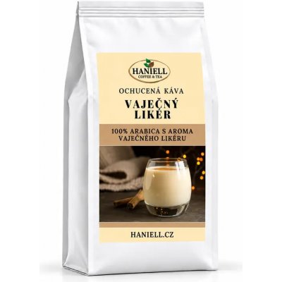 Haniell Vaječný likér 100% brazilská arabica s vaječným likérem zrnková 0,5 kg – Hledejceny.cz