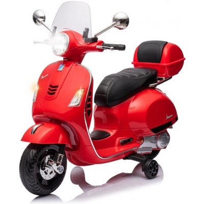 Milly Mally Vespa GTS Super Elektrický dětský skútr červená – Hledejceny.cz
