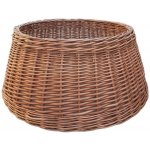 HRADIL Proutěný kryt na stojan sukýnka k vánočnímu stromku přírodní MOD Rozměry:: Pr. spodní 60 cm x výška 25 cm – Hledejceny.cz