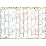 Nástěnný roční B1 964 x 670 mm květiny 2027 – Zboží Mobilmania