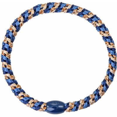 KKNEKKI Gumička do vlasů Kknekki Slim Navy / Gold Glitter, modrá barva, textil – Zboží Dáma KKNEKKI Gumička do vlasů Kknekki Slim Navy / Gold Glitter, modrá barva, textil – Zboží Dáma