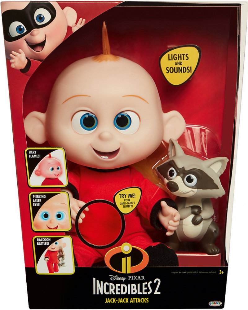 Jakks Pacific Disney ÚŽASŇÁKOVI 2 JACK JACK ÚTOČÍ INCREDIBLES 2 |  Srovnanicen.cz