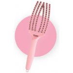 Olivia Garden Fingerbrush Combo plochý kartáč Pastel Pink – Zbozi.Blesk.cz