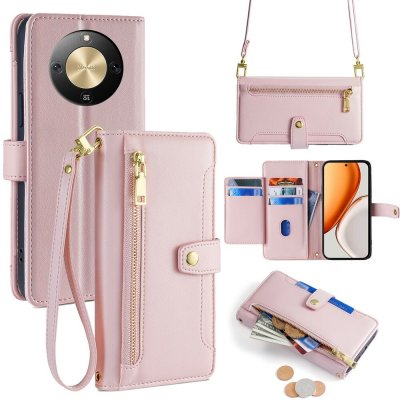 VSECHNONAMOBIL 134273 PASTEL Peněženkové pouzdro pro Honor Magic8 Lite růžové – Zboží Živě