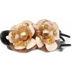 Spona na vlasy s květy Barva: světle fialová – Zboží Dáma