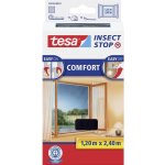 Tesa síťka proti hmyzu do oken Comfort Tesa COMFORT, 1200 mm x 2400 mm, antracitová – Sleviste.cz