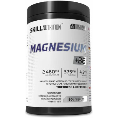 Skill Nutrition Magnesium + B6 Magnesium + B6 90 Kapslí – Hledejceny.cz