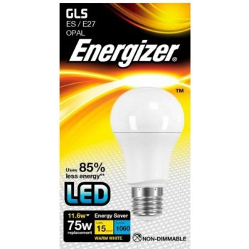 Energizer LED žárovka GLS 11,6W E27 Teplá bílá