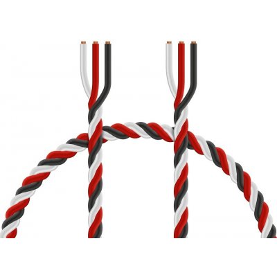 Kavan Kabel třížilový kroucený tenký FU 0.14mm2 PVC – Hledejceny.cz