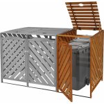 Mendler HWC-J44 120 x 68 x 98 cm Holz hnědý – Zboží Mobilmania