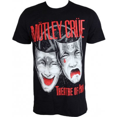 Rock off tričko metal Mötley Crüe Theatre Of Pain černá vícebarevná – Zboží Mobilmania