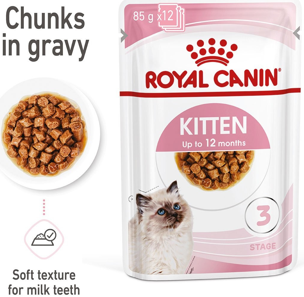 Royal Canin Kitten Instinctive Gravy 48 x 85 g