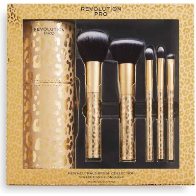 Revolution PRO Set štětců New Neutral Set Nr. 24 Pink Gold Pure Touch Eyeshadow Solo 6 ks – Hledejceny.cz