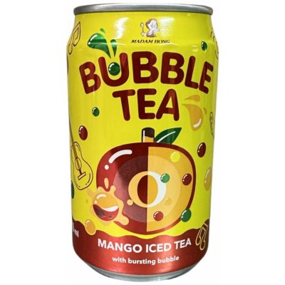 Madam Hong Mango popping boba - bubble tea 320 ml – Zboží Dáma