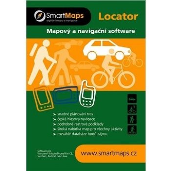 SmartMaps Locator: Podrobná mapa SR 1:10 000