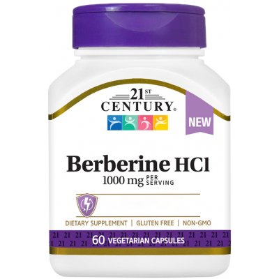 21st Century Berberin HCl 1000 60 kapslí – Hledejceny.cz