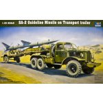 Trumpeter SA 2 Guideline Missile on Trasport trailer 00204 1:35