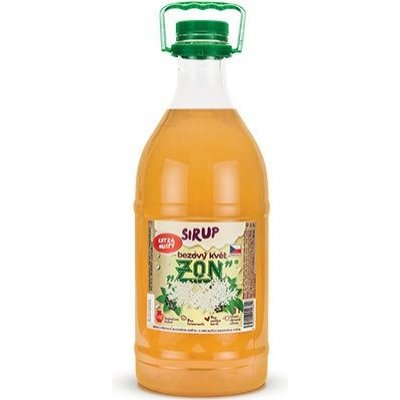 ZON s příchutí bezový květ. Kvalitní sirup s doporučeným ředěním 1:13 3000 ml – Zbozi.Blesk.cz