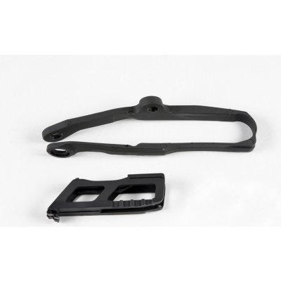 UFO komplet kluzák + vodítko řetězu KAWASAKI KXF 250 17-20, KXF 450 16-18, barva černá – Sleviste.cz