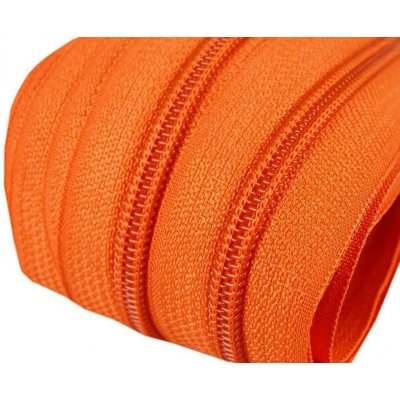 Zip spirálový 5 mm metráž pro jezdce typu POL 158 oranžová – Hledejceny.cz