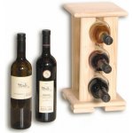 dřevěný stojan na víno pro 3 láhve SV3 – HobbyKompas.cz