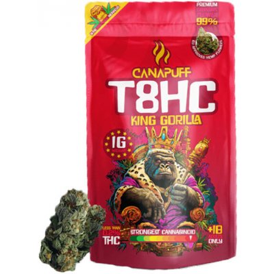Canapuff T8HC King Gorilla 0,2% THC 1 g – Zboží Dáma