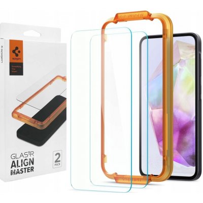 Spigen Glass tR AlignMaster 2 Pack - Samsung Galaxy A35 AGL07772 – Zboží Živě