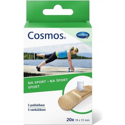 COSMOS Náplast na sport - 1,9 x 7,2 cm (20 ks) – Zboží Mobilmania