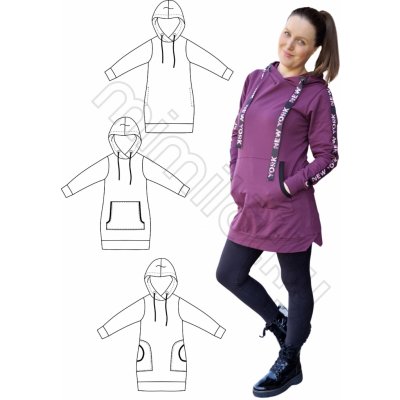 Dámské mikinošaty SPORT | XXS-XXXL – Hledejceny.cz