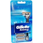 Gillette Sensor3 + 6 ks hlavic – Zboží Dáma