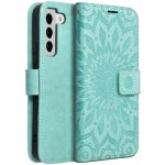 Pouzdro Forcell MEZZO Book SAMSUNG Galaxy S22 mandala zelené – Zboží Živě