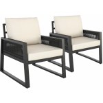 tectake 406016 zahradní set captive v lanovém designu - sada 3 (2 x křeslo) – Zboží Mobilmania