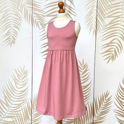 ObleCzech letní šaty July na ramínka světle růžová
