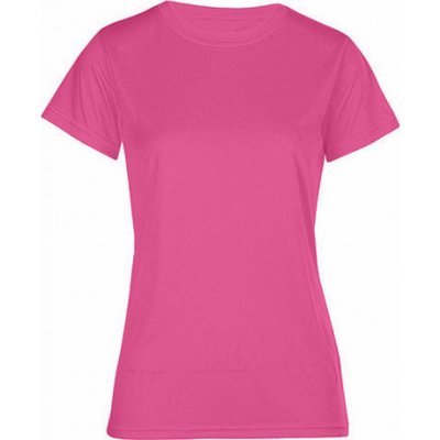 Promodoro Lehké dámské funkční interlok tričko s UV ochranou 125 g/m Růžová