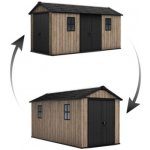 Keter Apex 7,5 x 15 Ashwood, s podlahou, 612107 – Zboží Dáma