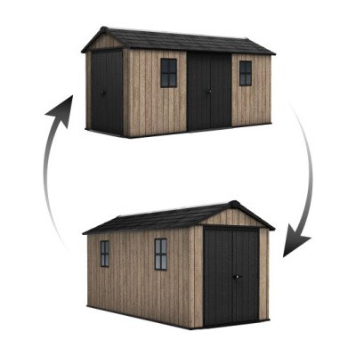 Keter Apex 7,5 x 15 Ashwood, s podlahou, 612107 – Zboží Dáma