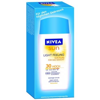 Nivea Sun Light Feeling lehký pleťový krém na opalování SPF30 50 ml