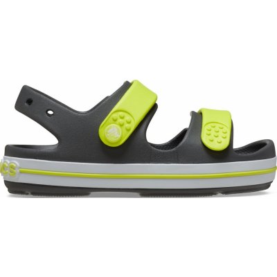 Crocs Crocband Cruiser Sandal Slate Grey/Acidity – Zboží Dáma