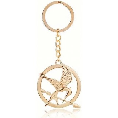 Přívěsek na klíče Hunger Games Reprodrozd zlatá – Zboží Mobilmania